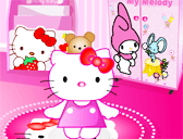 hello kitty房間佈置