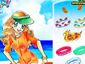 性感海灘美女換裝